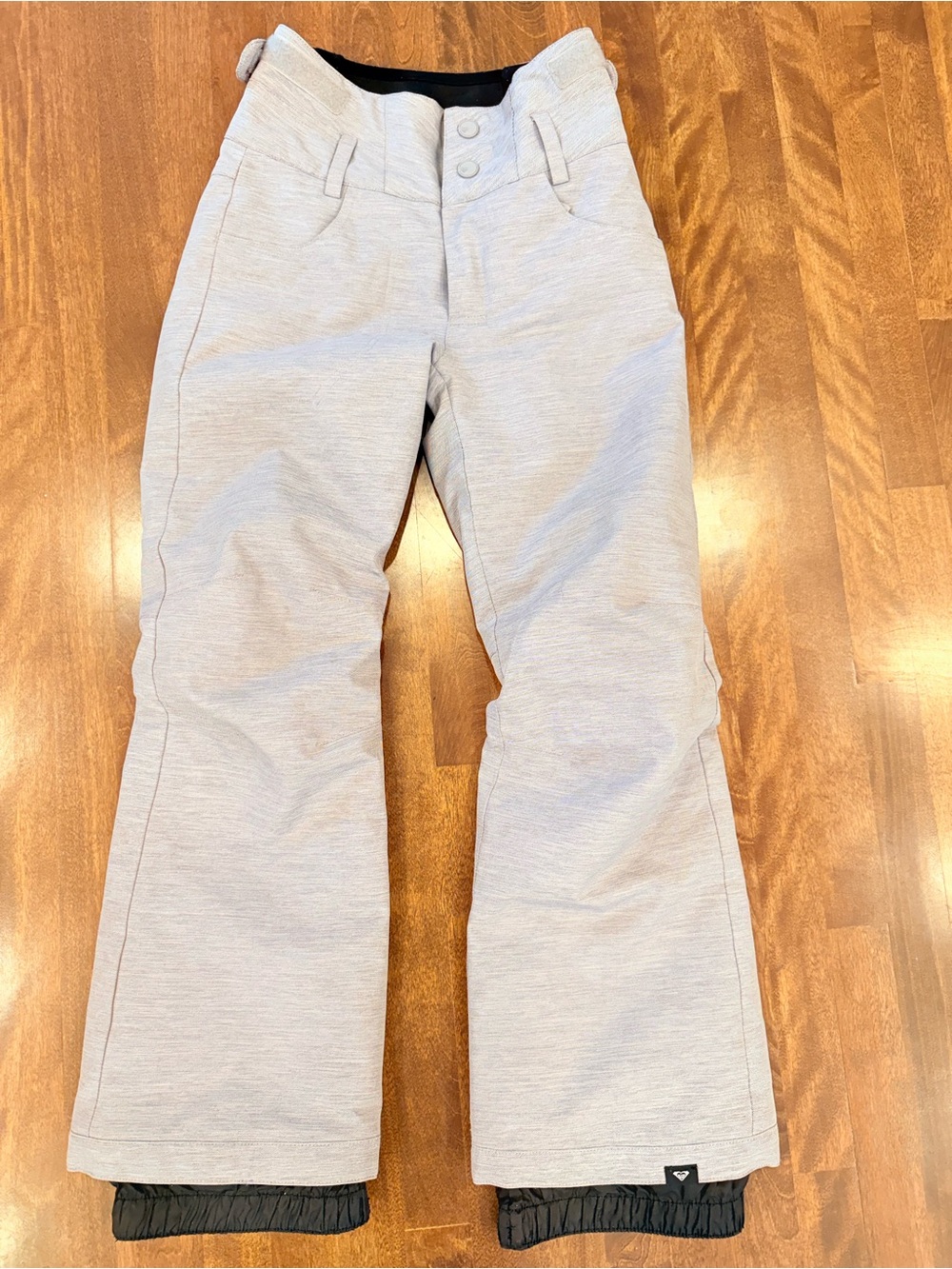 ROXY girls light gray snow pants - winter clothing - ski pants